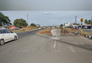 லெக்கையன்கோட்டை பைபாஸ் ரோடு துவங்கும் இடத்தில் அடிக்கடி விபத்து