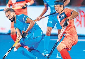 இந்தியா-தென் கொரியா 'டிரா' * ஆசிய ஹாக்கி 'சூப்பர்-4' சுற்றில்...