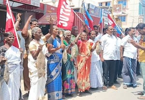 அமெரிக்காவை கண்டித்து ராமேஸ்வரத்தில் ஆர்ப்பாட்டம்