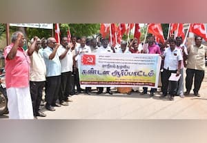 டாஸ்மாக் ஊழியர்கள் ஆர்ப்பாட்டம் 