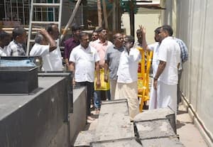 பழநியில் கும்பாபிஷேக பணிகள் ஆய்வு