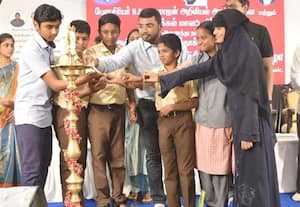 புத்தக திருவிழா போன்று அறிவியல் புத்தாக்க விழா: திண்டுக்கல்லில் லோகோ வெளியீடு