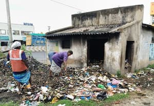  சின்னசாமிநகரில் குப்பை அகற்றி சீரமைப்பு