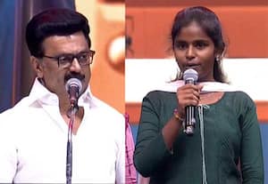 மேடையில் கலங்கிய சாதனை மாணவிக்கு இலவச வீடு; முதல்வர் ஸ்டாலின் உத்தரவு