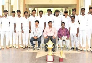 மண்டல கிரிக்கெட்டில் முதலிடம் பிடித்த என்.பி.ஆர்.,