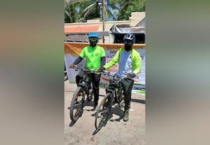 துாய்மையை வலியுறுத்தி பெங்களூரு முதல் தனுஷ்கோடி வரை சைக்கிள் பிரசாரம்