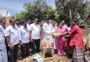 தீ விபத்தில் பாதித்த குடும்பத்திற்கு நிவாரணம்