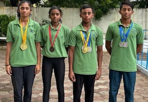 தேசிய நீச்சல் போட்டி 'டால்பின் அகாடமி' அசத்தல்