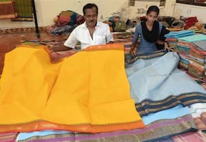 தீபாவளிக்கு செட்டிநாடு காட்டன் சேலை