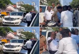 பைக் மீது மோதிய திருமாவளவன் கார்:வக்கீலை நையப்புடைத்த கட்சியினர்; வி.சி., கட்சியினரால் ஐகோர்ட் அருகே பதற்றம்