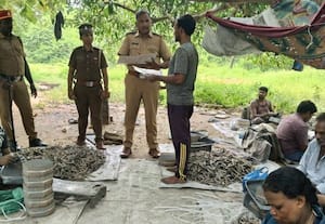 பட்டாசு கூடங்களில் ஆய்வு