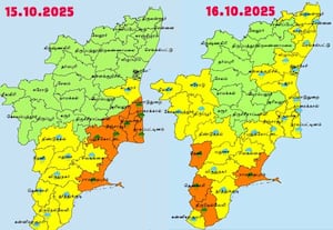 இன்று 6 மாவட்டம்; நாளை 22 மாவட்டங்களுக்கு கனமழை எச்சரிக்கை!