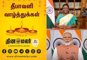 நாட்டு மக்களுக்கு தீபாவளி வாழ்த்து தெரிவித்த ஜனாதிபதி முர்மு, பிரதமர் மோடி!