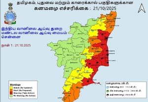 இன்று 8 மாவட்டங்களில் ரெட் அலெர்ட்; அதிக கனமழை பெய்ய வாய்ப்பு!
