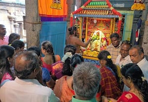 பெருமாள் கோவிலில் கேதார கவுரி நோன்பு