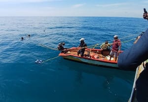  பூம்புகாரில் முதல்கட்ட கடலாய்வு பணி நிறைவு