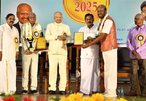எஸ்.ஆர்.எம்., தமிழ் பேராய விருது தமிழறிஞர்கள் 11 பேர் கவுரவிப்பு