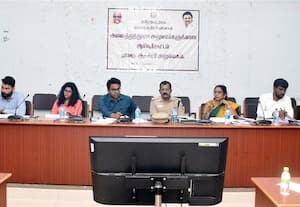 அனைத்து துறை மாவட்ட நிலை அலுவலர்களுடன் ஆய்வுக் கூட்டம்