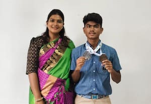 ஸ்ரீநாச்சம்மாள் வித்யவாணி மாணவர் தேசிய சாதனை