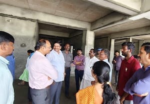 மருத்துவமனையில் எம்.எல்.ஏ., ஆய்வு
