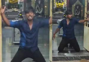 கோவிலுக்குள் அத்துமீறி நுழைந்து தொழுகை; திருப்பூரில் போதை வாலிபர் அட்டூழியம்