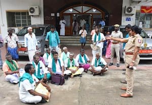 ஆபத்தான ஏரிக்கரையை சீரமைக்க வலியுறுத்தி விவசாயிகள் தர்ணா: கலெக்டர் அலுவலகத்தில் பரபரப்பு