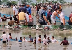 பீஹார் குளத்தில் மீன்பிடித்த ராகுல்: தேர்தல் பிரசாரத்தில் விறுவிறுப்பு 