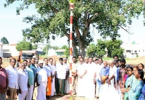 யாகசாலை அமைக்க முகூர்த்தக்கால் பூஜை