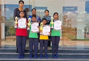 கராத்தே போட்டியில் கதிரவன் பள்ளி அசத்தல்