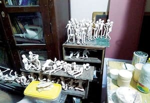  காகிதத்தில் கொலு பொம்மை சாதிக்கும் 76 வயது கலைஞர்