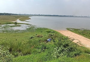 பருவமழை துவங்கி ஒரு மாதமாகியும் 60 சதவீதம் மட்டுமே நிரம்பிய தென்னேரி ஏரி