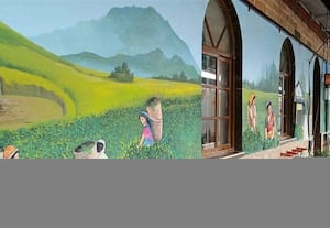 ரயில்வே ஸ்டேஷனில் 'நீலகிரி அழகு'