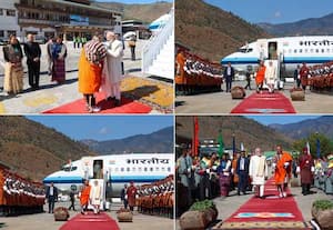 பூடான் சென்றடைந்தார் பிரதமர் மோடி: உற்சாக வரவேற்பு