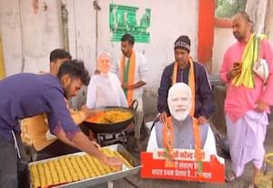 பீஹாரில் வெற்றியை கொண்டாட தயாரான பாஜவினர்; 501 கிலோ லட்டுக்களை தயார் செய்யும் பணி தடபுடல்