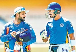 இந்திய அணியில் ரிஷாப், துருவ் * இரண்டு கீப்பர்களுக்கு இடம்