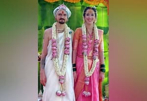 ﻿ கொல்லுார் மூகாம்பிகை கோவிலில் ஹிந்து முறைப்படி பிரான்ஸ் ஜோடிக்கு திருமணம்