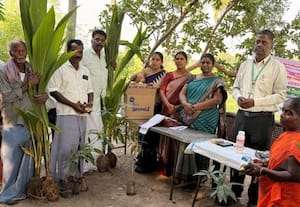 ﻿ வீரணாமூரில் விவசாயிகளுக்கு நீர் மேலாண்மை பயிற்சி முகாம்