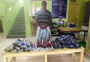 ﻿ பூமிக்குள் புதைத்து வைத்திருந்த 10 கிலோ குட்கா பறிமுதல்