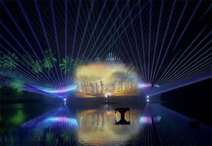 பகவான் ஸ்ரீசத்யசாய்பாபாவின் பெருமையை சொல்லும் லேசர் ஒளிக்காட்சி: புட்டபர்த்தியில் சிறப்பு ஏற்பாடு