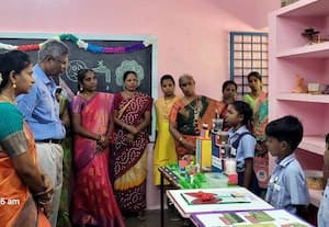 ﻿ காட்டுக்குப்பம் அரசு பள்ளியில் அறிவியல் கண்காட்சி