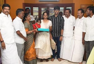 ﻿ முன்னாள் சேர்மன் இல்ல திருமண விழா புதுச்சேரி முதல்வர், அமைச்சர்கள் வாழ்த்து