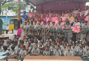 ﻿ ஊராட்சி ஒன்றிய பள்ளியில் கலையரங்கம் திறப்பு விழா