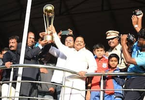 ﻿ குன்னுாருக்கு வந்த உலக ஹாக்கி கோப்பை: உற்சாக வரவேற்பு அளித்த ஆர்வலர்கள்