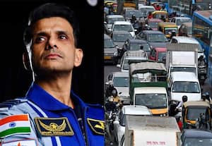 விண்வெளியில் பயணம் செய்வது எளிது: பெங்களூரு போக்குவரத்து நெரிசல் குறித்து சுபான்ஷூ சுக்லா பளீச்