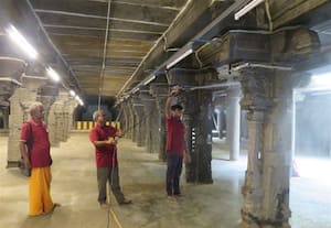 ﻿ ஏகாம்பரநாதர் கோவிலில் துாய்மை பணி