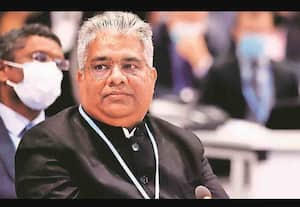 ﻿ காலநிலை மாநாடு அரங்கில் தீ: உயிர் தப்பினார் மத்திய அமைச்சர் பூபேந்தர்