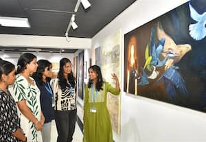 ﻿ ஓவிய கண்காட்சி துவக்கம்