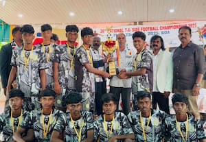 ﻿ தேசிய எழுவர் கால்பந்து போட்டி ஜூனியரில் தமிழகத்திற்கு தங்கம்