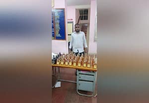 ﻿ வெளிமாநில மதுபாட்டில்கள் கடத்திய வாலிபர் கைது