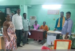 ﻿ வாக்காளர் திருத்த சிறப்பு முகாம் ஆய்வு